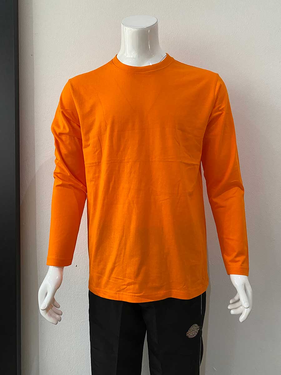 le’fonse® regular round neck rc05 06 orange