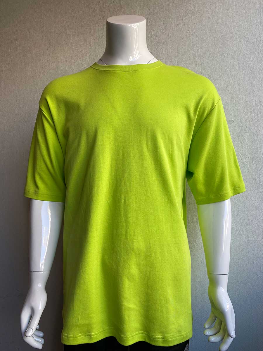 le’fonse® regular round neck rc06 55 lime green