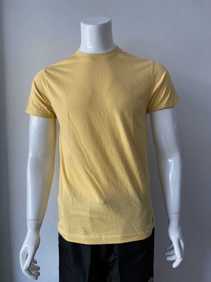 le’fonse® tubular round neck rc01 08 light yellow