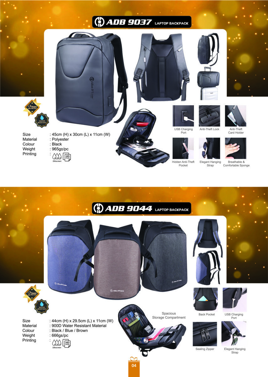 Allan D'Lious Laptop Bagpack 1