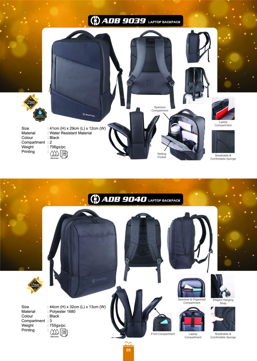 Allan D'Lious Laptop Bagpack 2