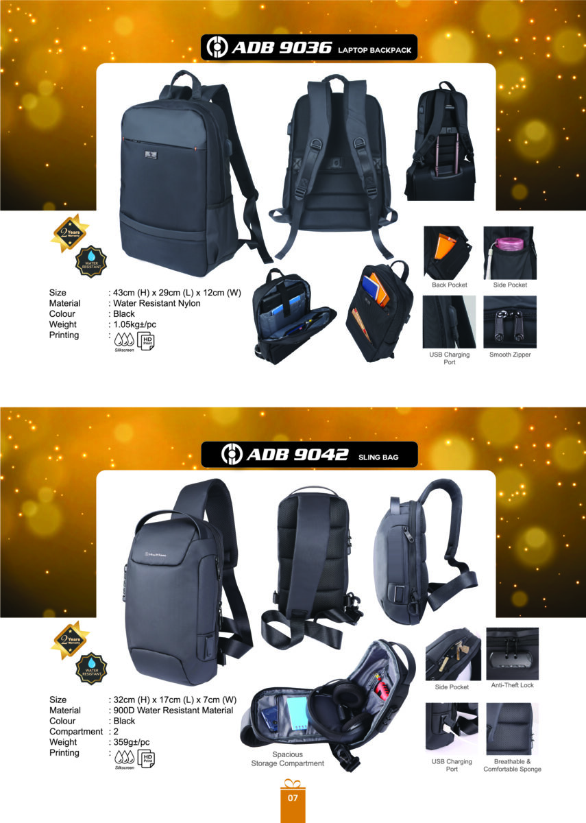 Allan D'Lious Laptop Bagpack 4