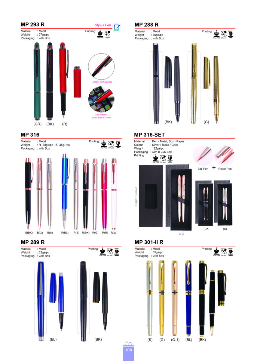 Writing Instruments 1