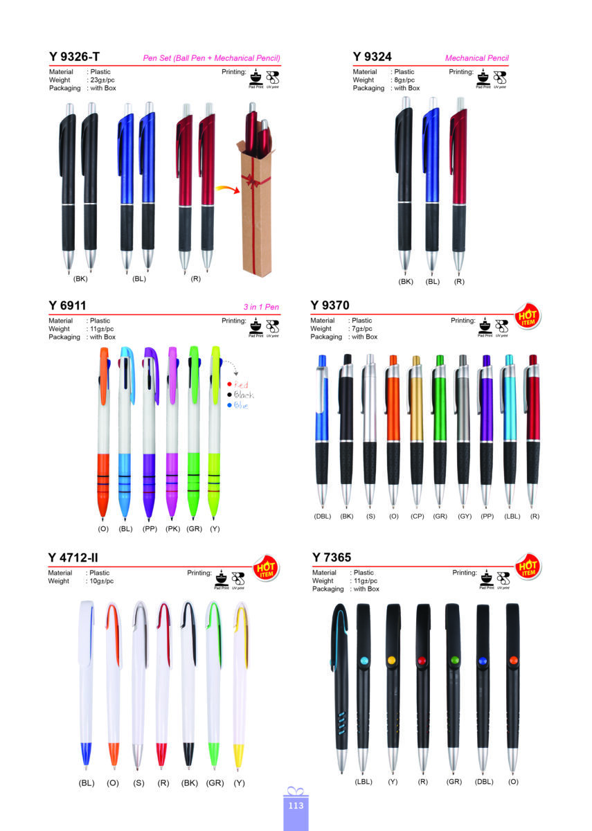 Writing Instruments 6