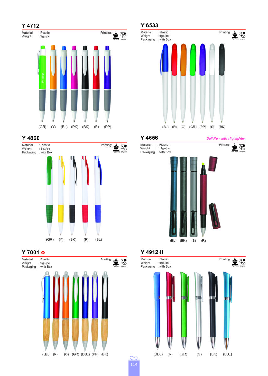 Writing Instruments 7