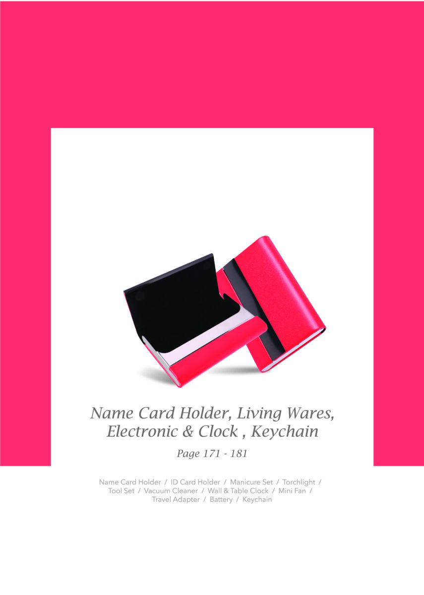 Name card holder, Living Wares, Keychain, Electronic & Clock