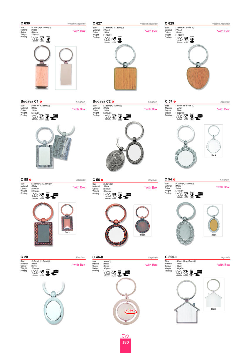 Name card holder & Living Wares & Keychain & Electronic & Clock 9