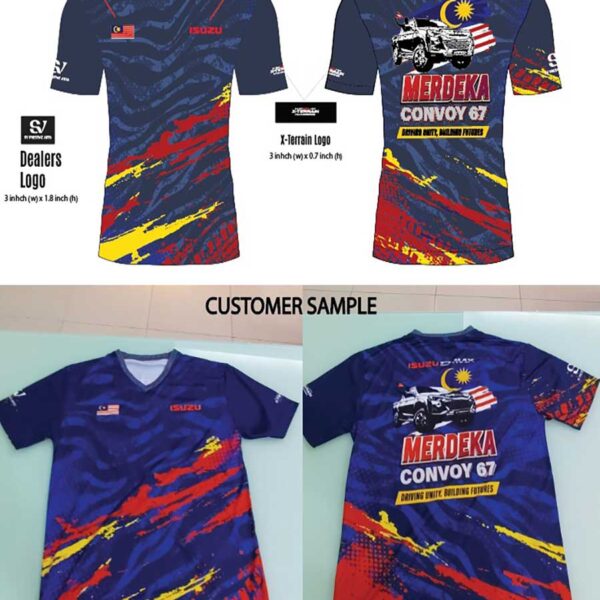 Custom Made T-shirt  |  Sublimation