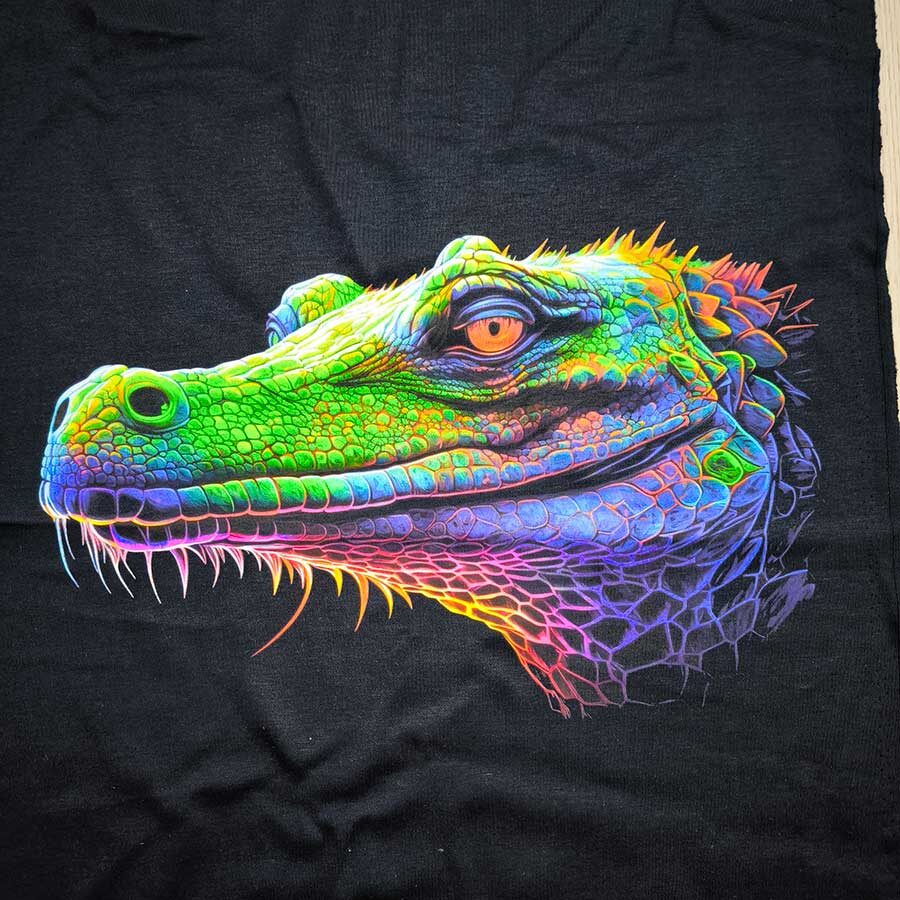 prosperitee dtg printing neon color lizard2