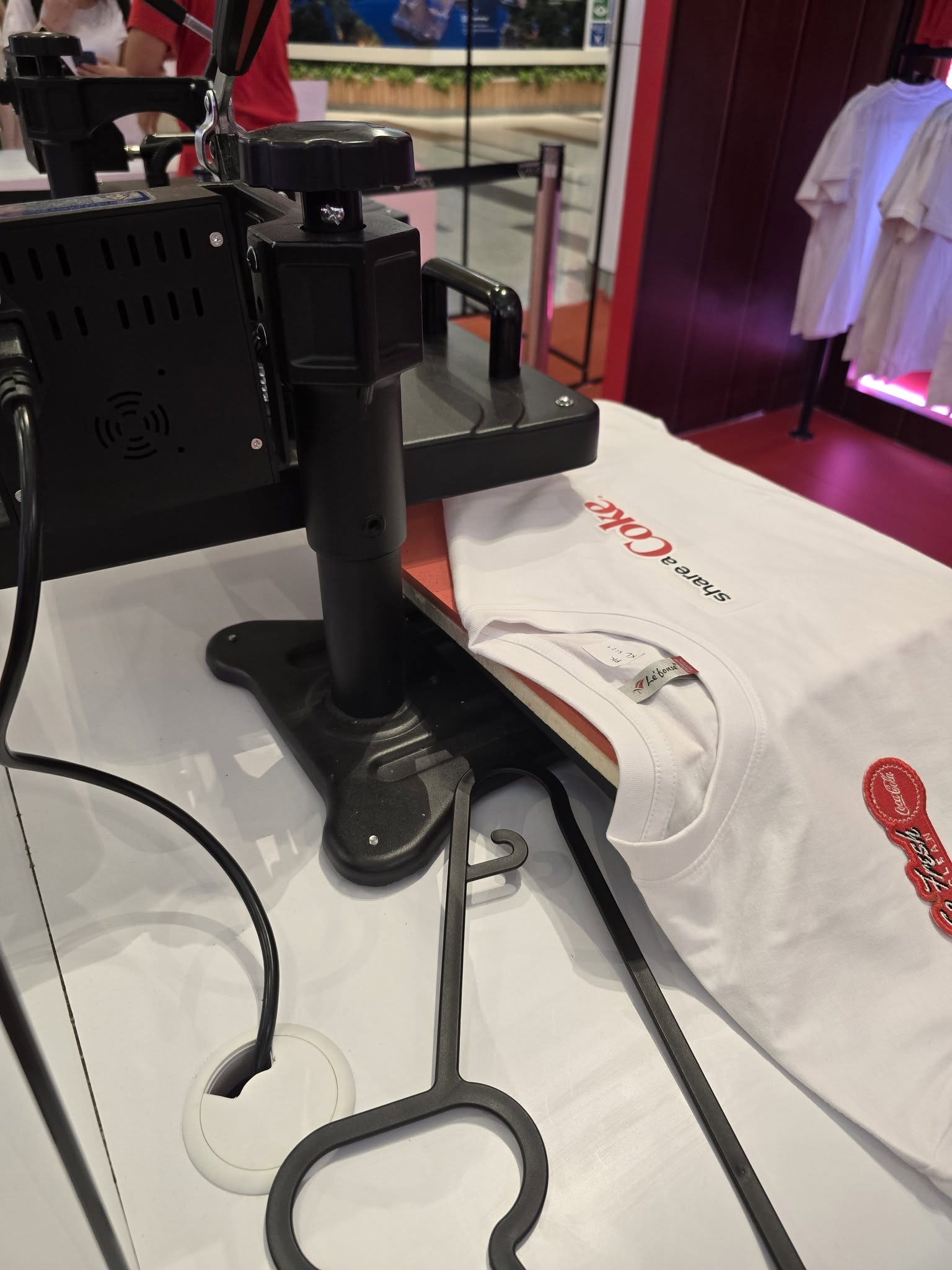 sunway velocity coca cola event custom t shirt (prosperity apparel) heatpress
