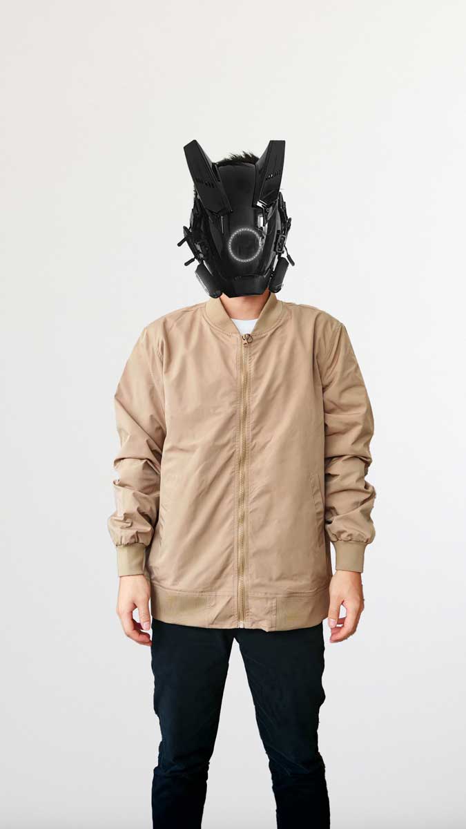 le’fonse® bomber jacket j10 28 khaki model