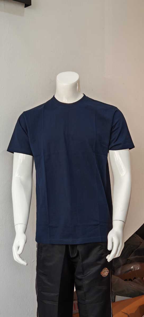 le’fonse® round neck siro combed cotton rc11 02 navy