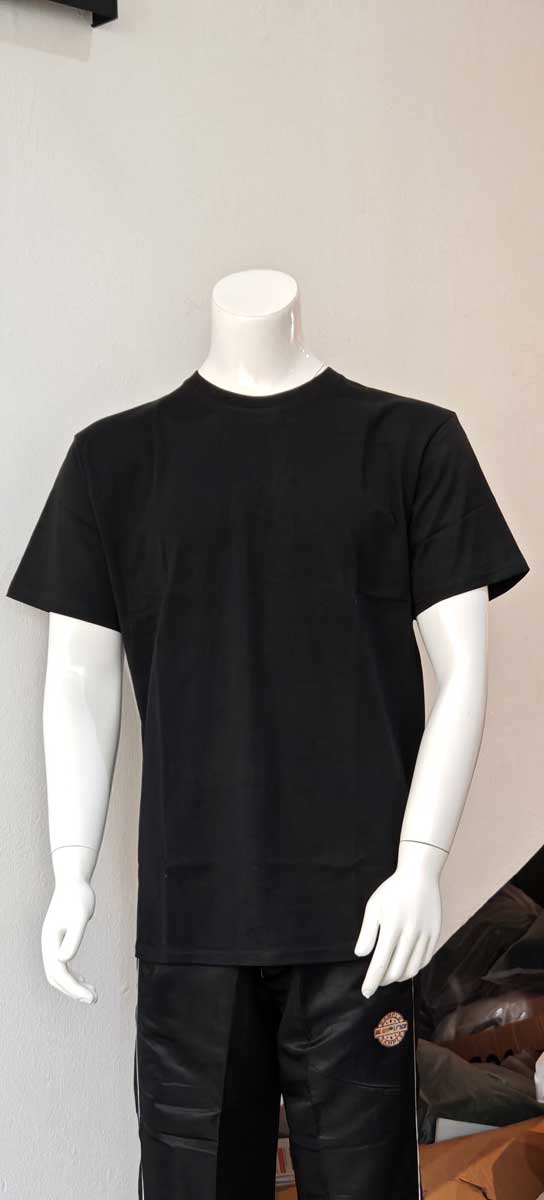 le’fonse® round neck siro combed cotton relaxed fit rc12 01 black
