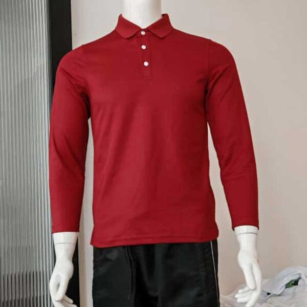 Le’Fonse® MH03 – Luxeblend Hybrid Polo (Long Sleeve) – 215gsm